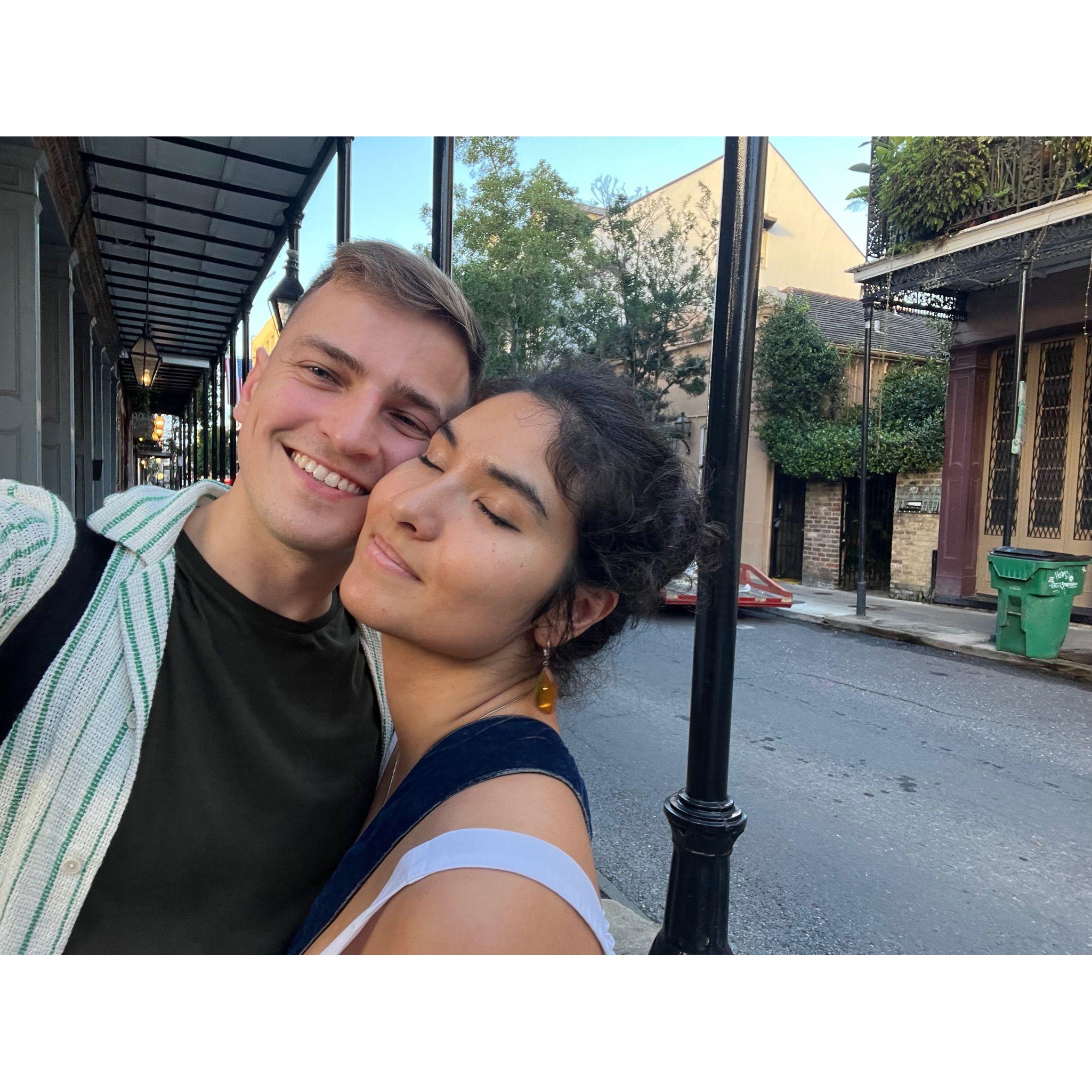 July 2022, Our New Orleans trip - rare and perfect. We're bad at taking vacations but extremely good at choosing the right ones.
