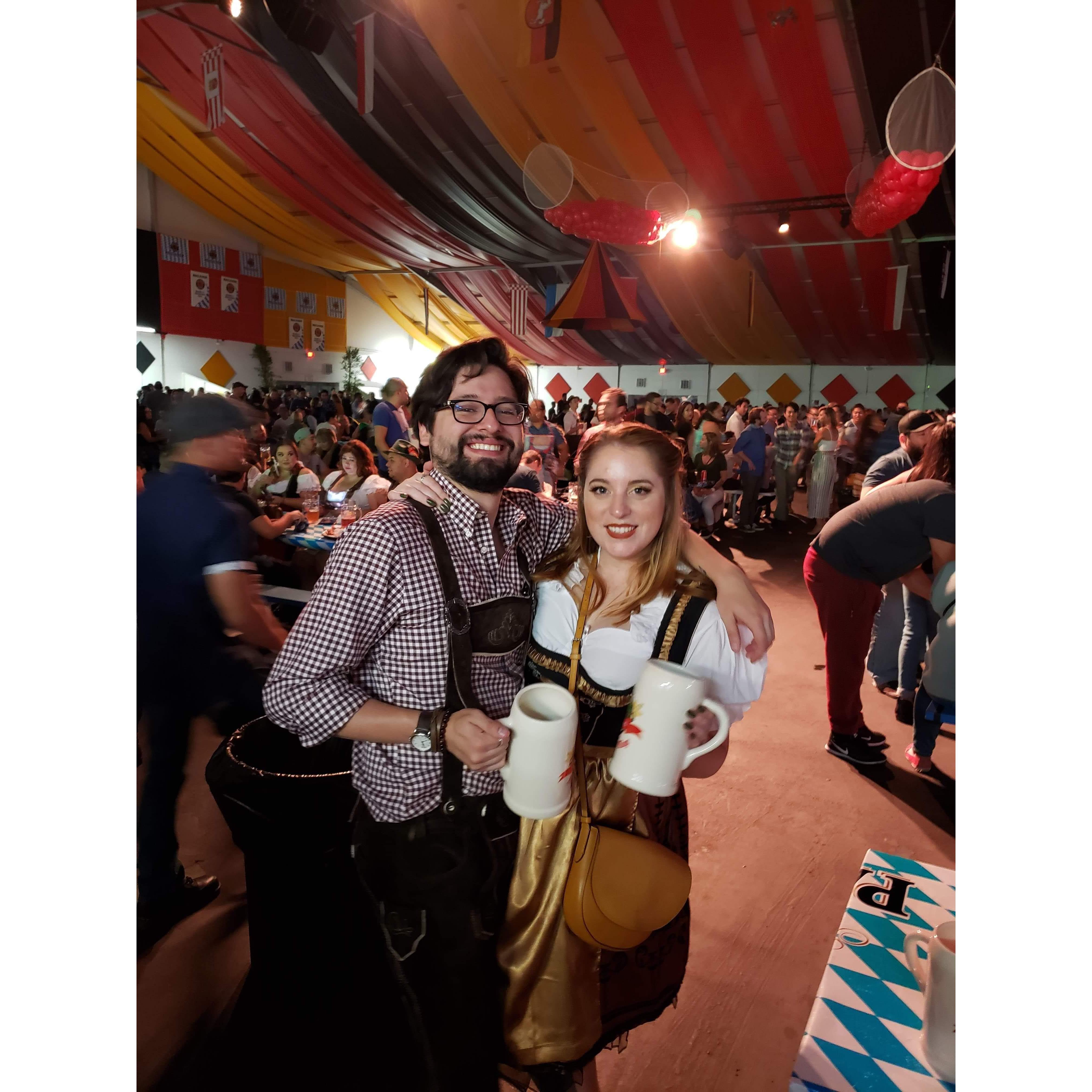 Our first Oktoberfest together