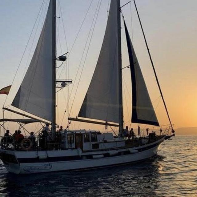 2-hour sunset sailing cruise off the coast of Spain