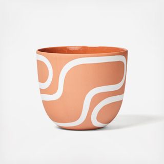 Small Outline Planter with Saucer