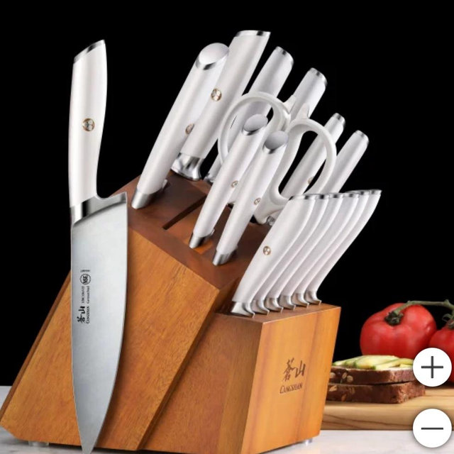 Cangshan L Series 17-Piece German Steel Forged Knife Set