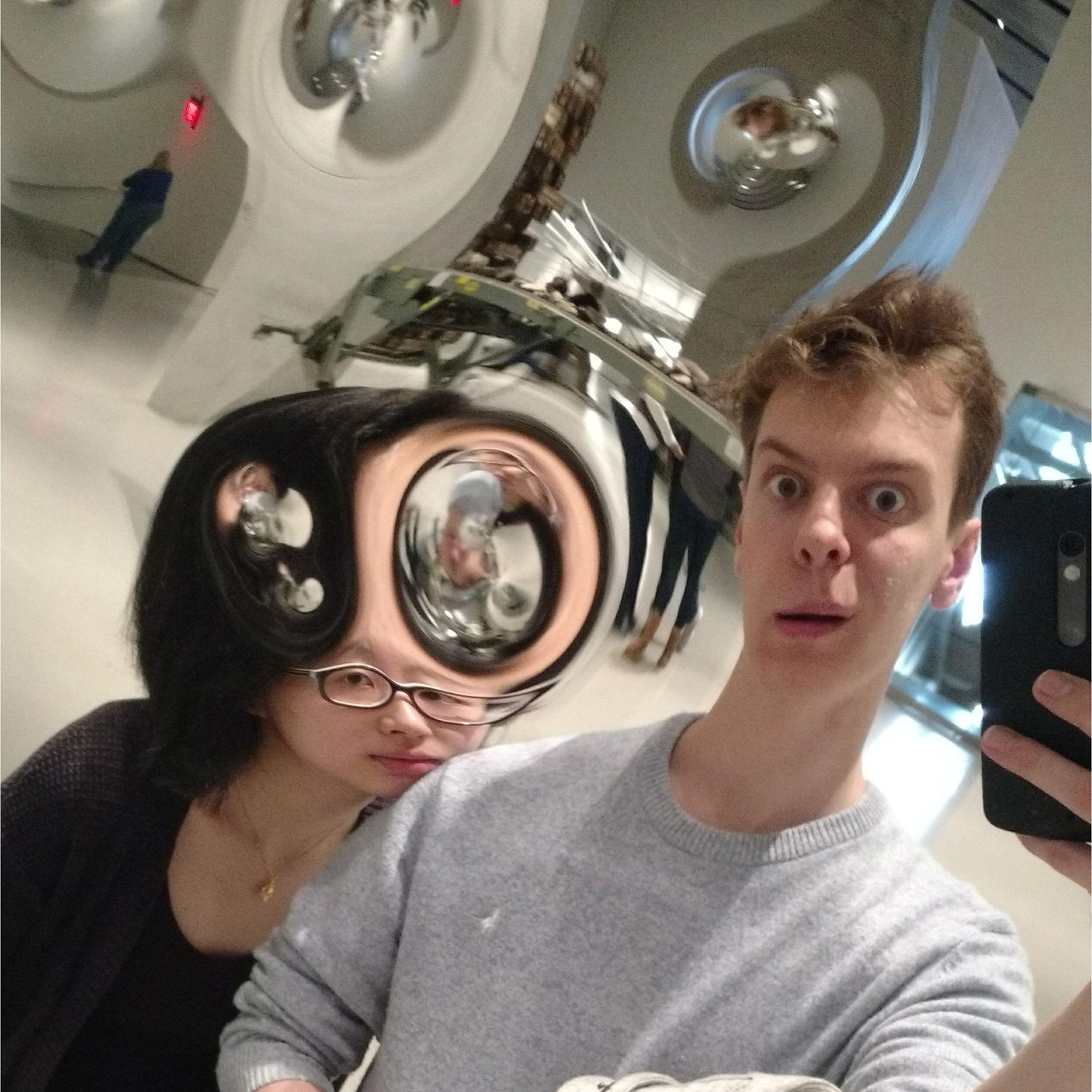 This is what happens whenever we look in a mirror. (Also @ CAC)