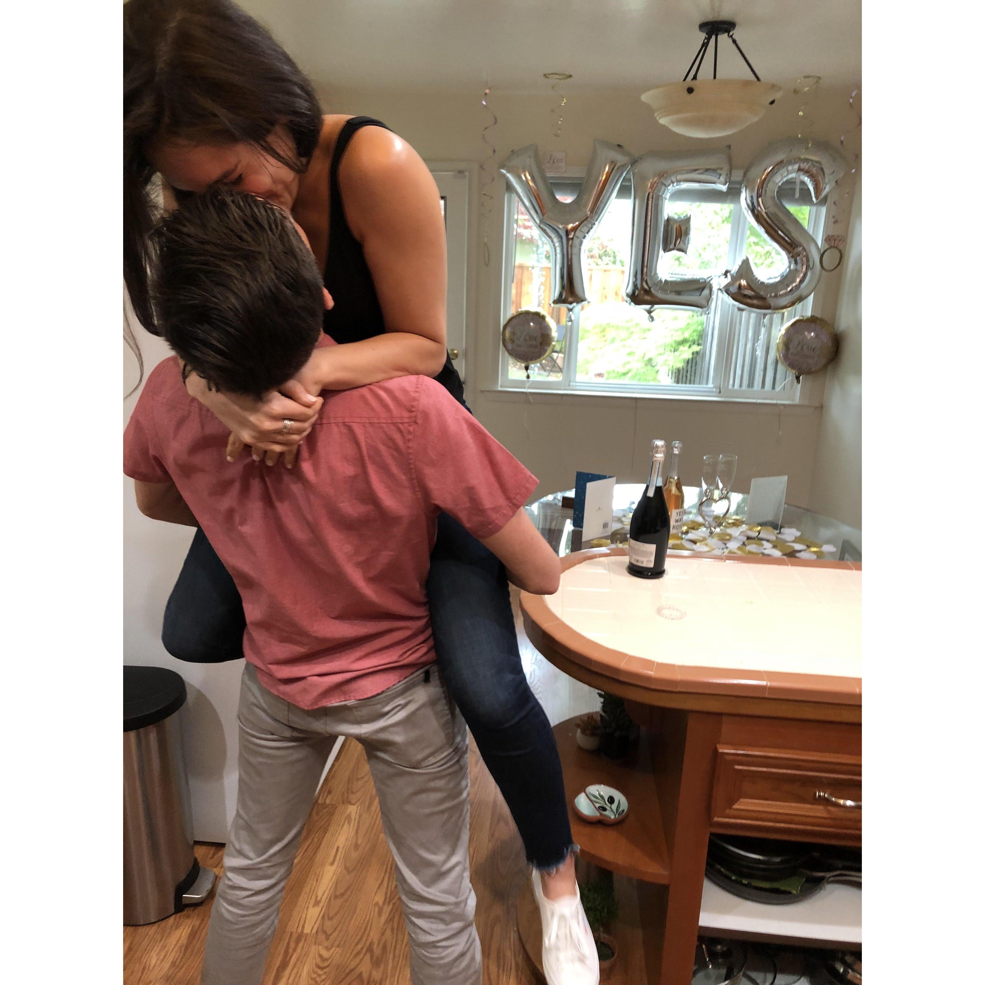 He asked, I said YES! - April 2019