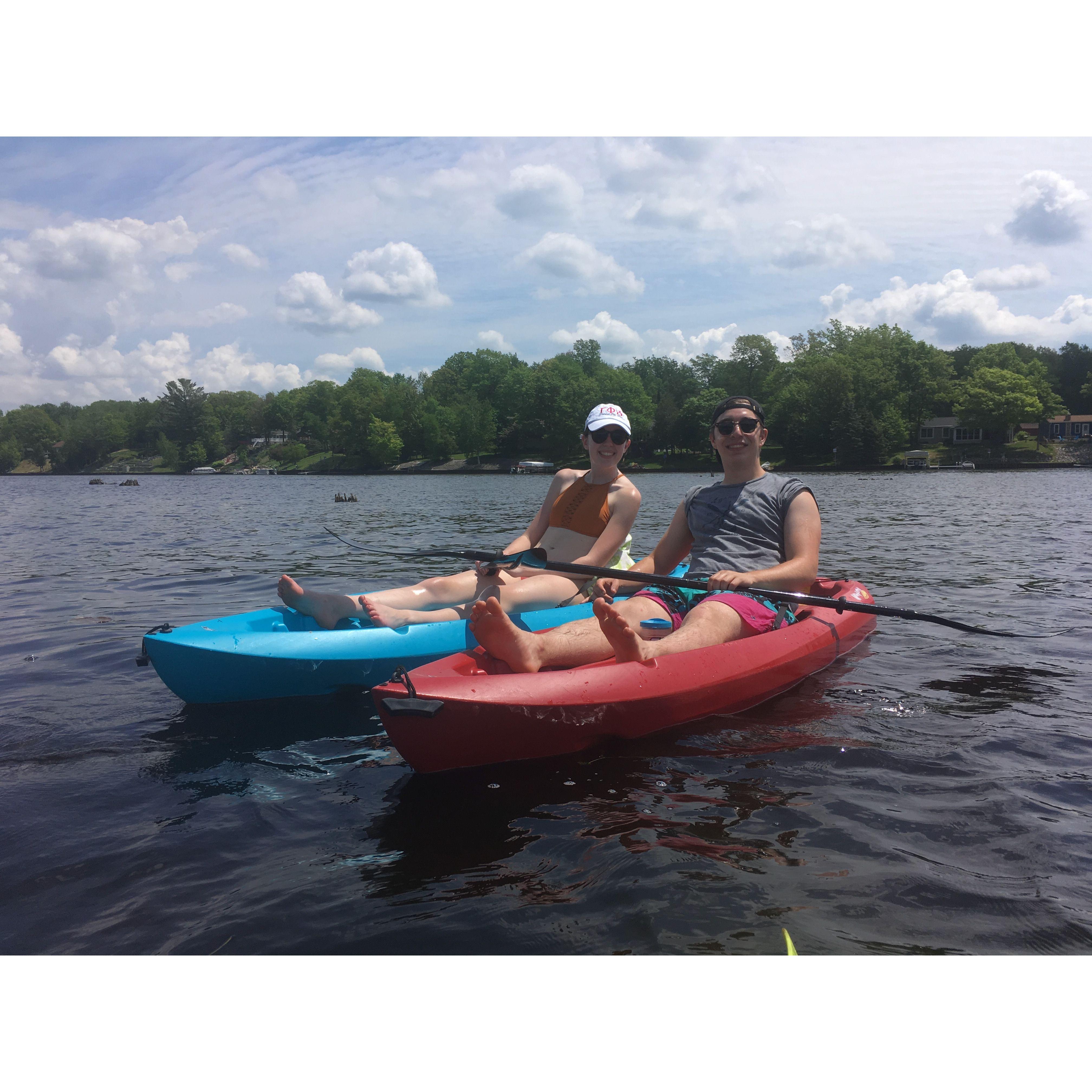 First photo taken together in 2018.