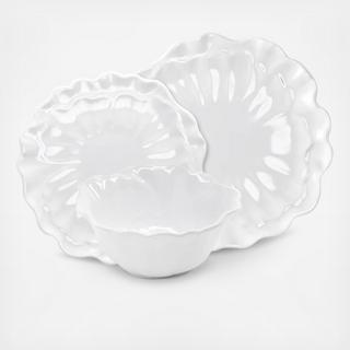 Peony 12-Piece BPA Free Melamine Dinnerware Set, Service for 4