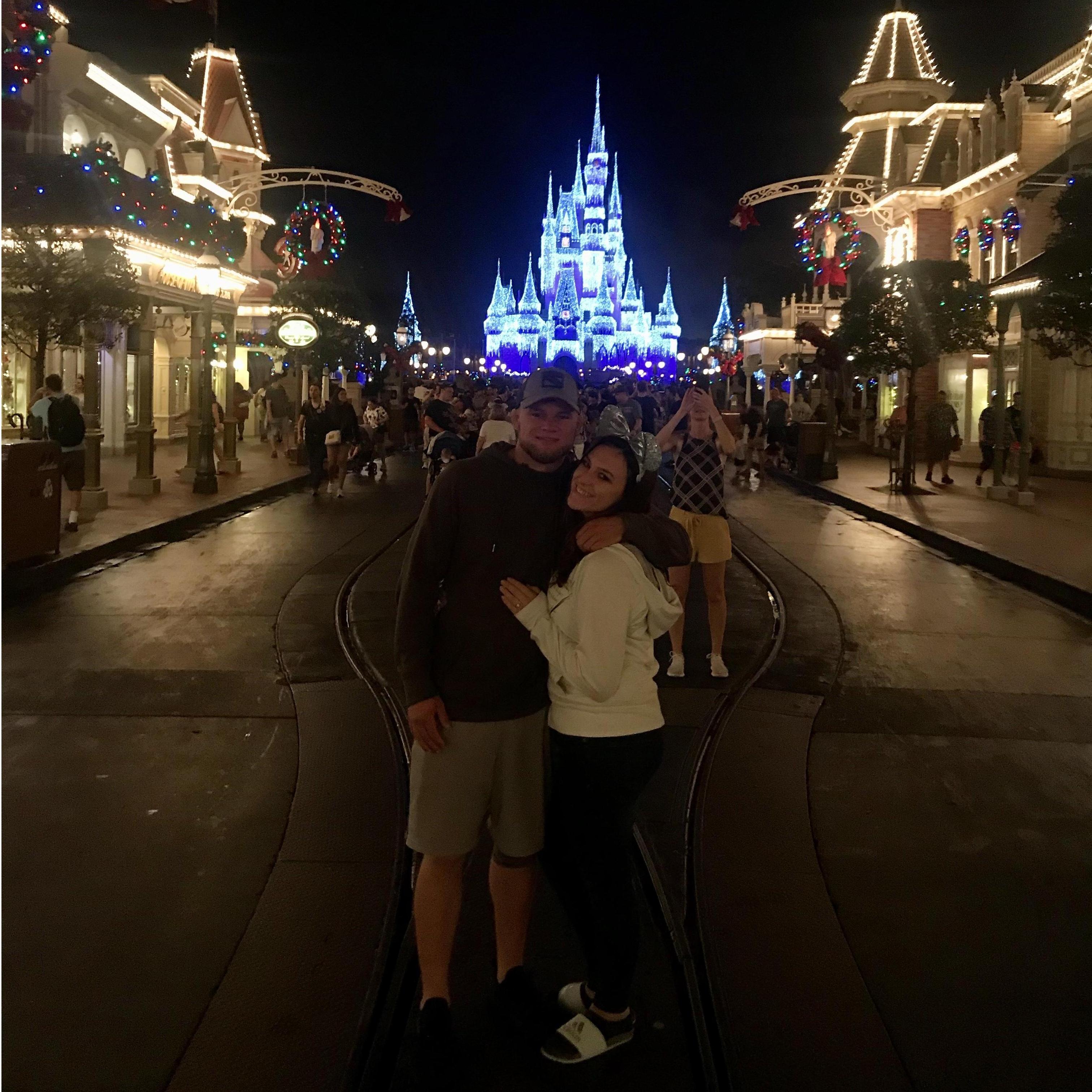A few of Alex's favorite things, Mike, Disney, and Christmas at Disney