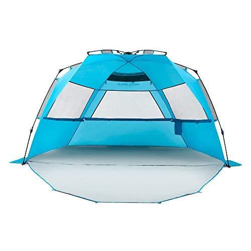 Pacific Breeze Easy Setup Beach Tent Deluxe XL