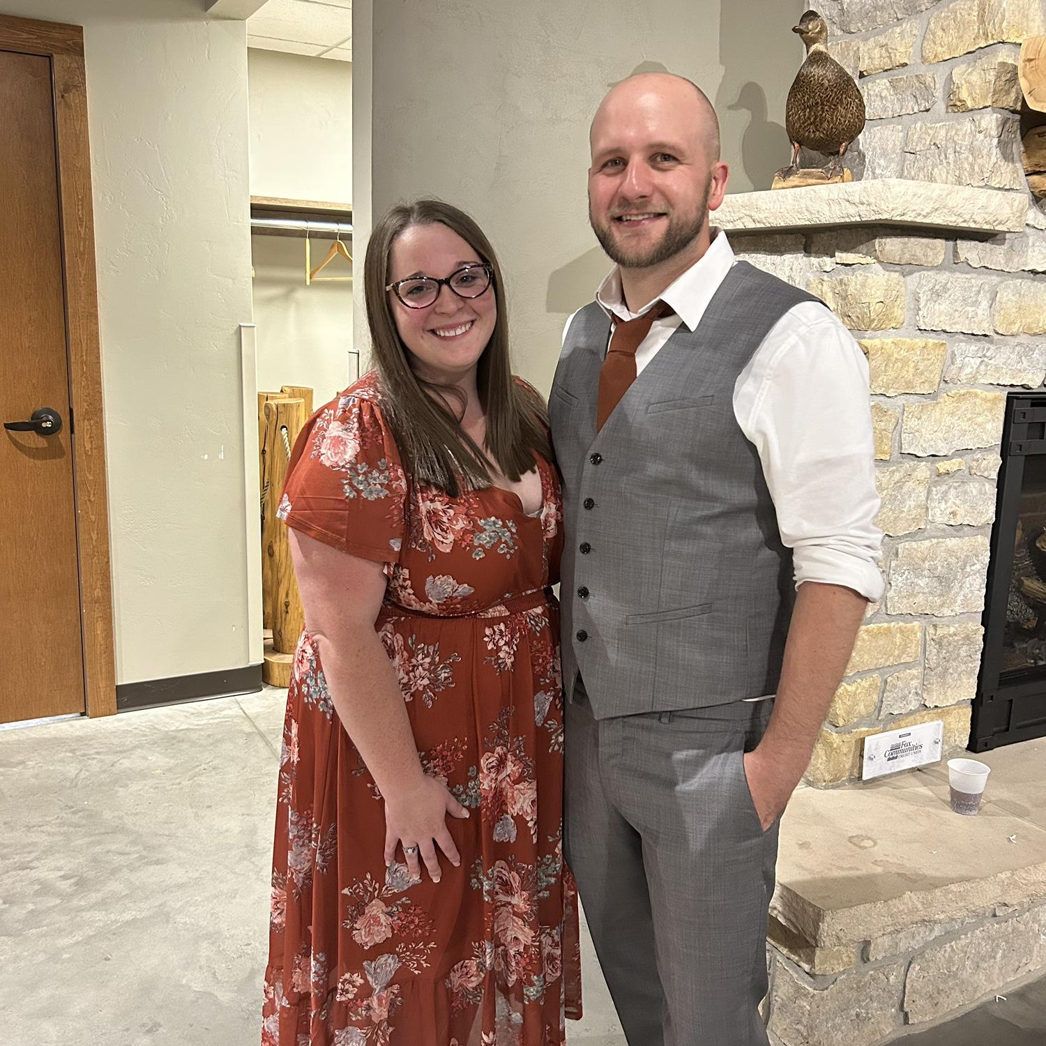 Our first wedding together- celebrating Ben's cousins Sam and Dawn.
