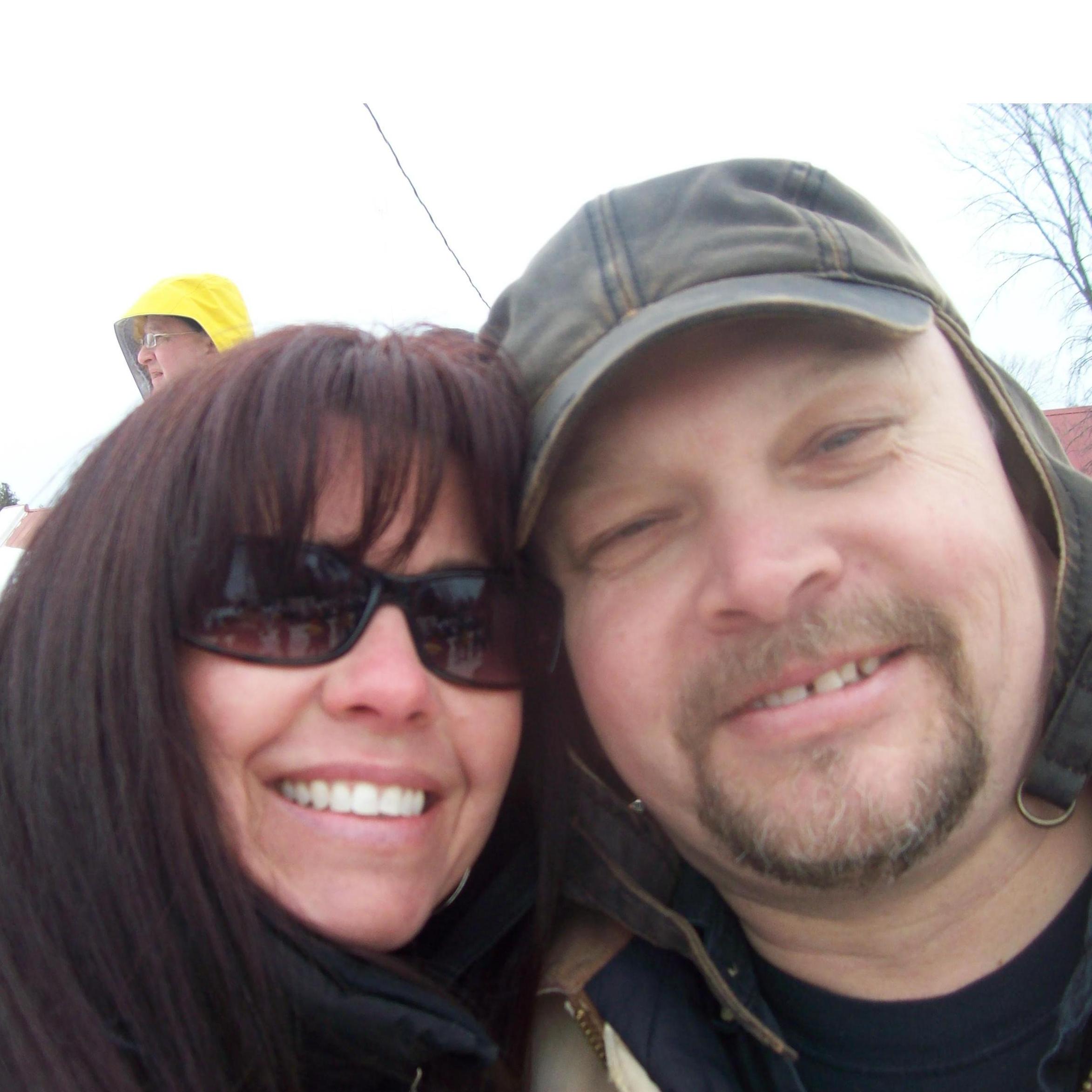 Our first visit, to the Outhouse Races!
