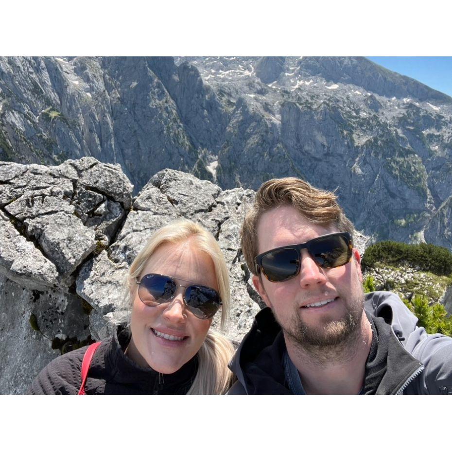 June 2022 - Germany - Us at the top of the "Eagle's Nest" in Germany.