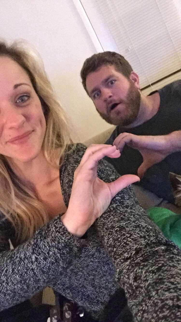 Right before Kris left for Afghanistan in 2016.