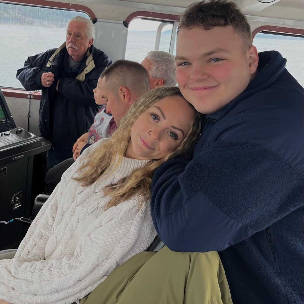 On the USCG boat!