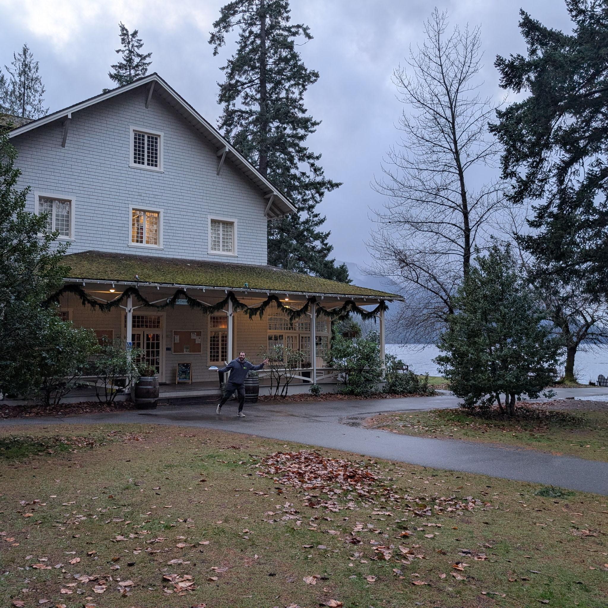 Lake Crescent Lodge, where we stayed the weekend we got engaged.