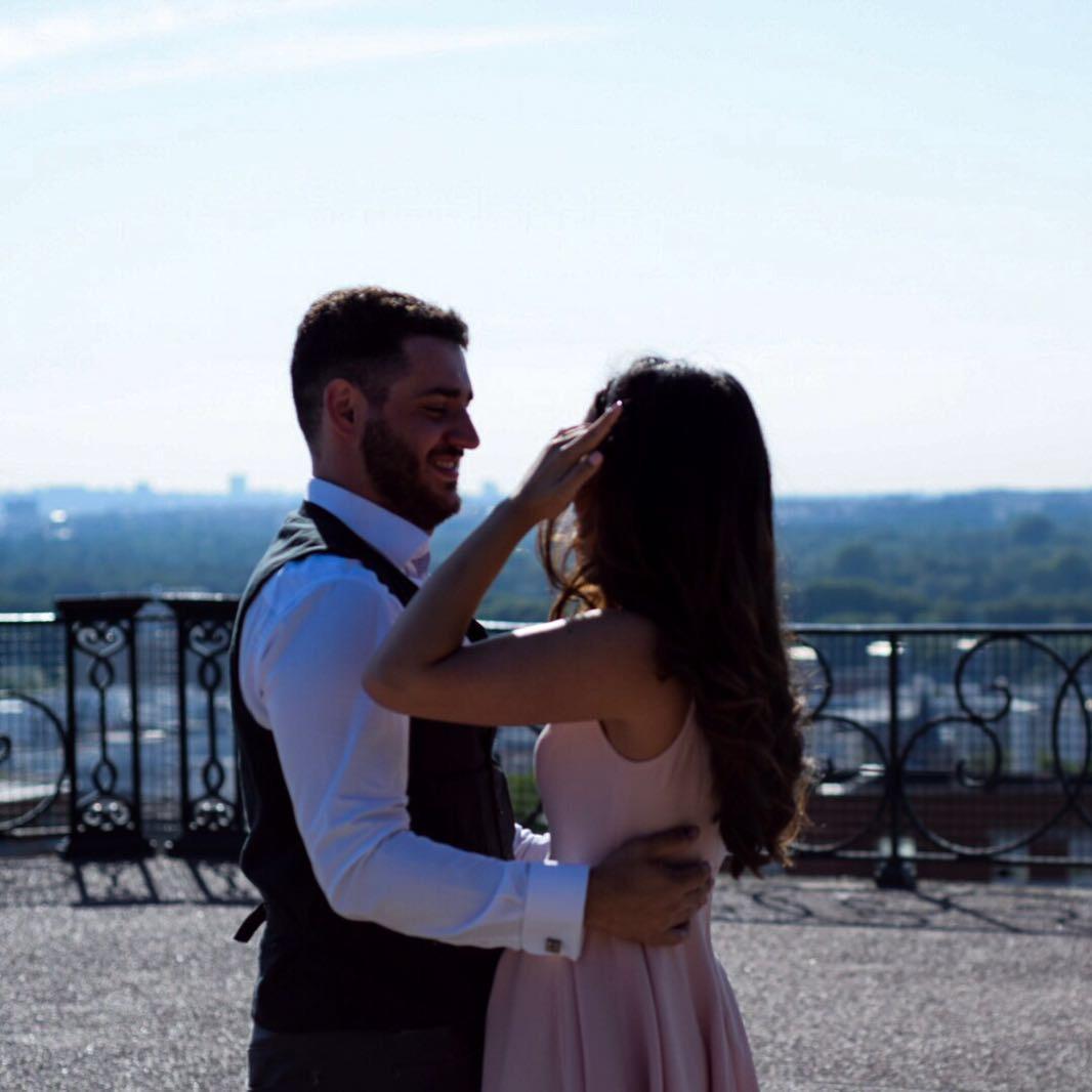 The exciting moment we got engaged!!! July 2017.