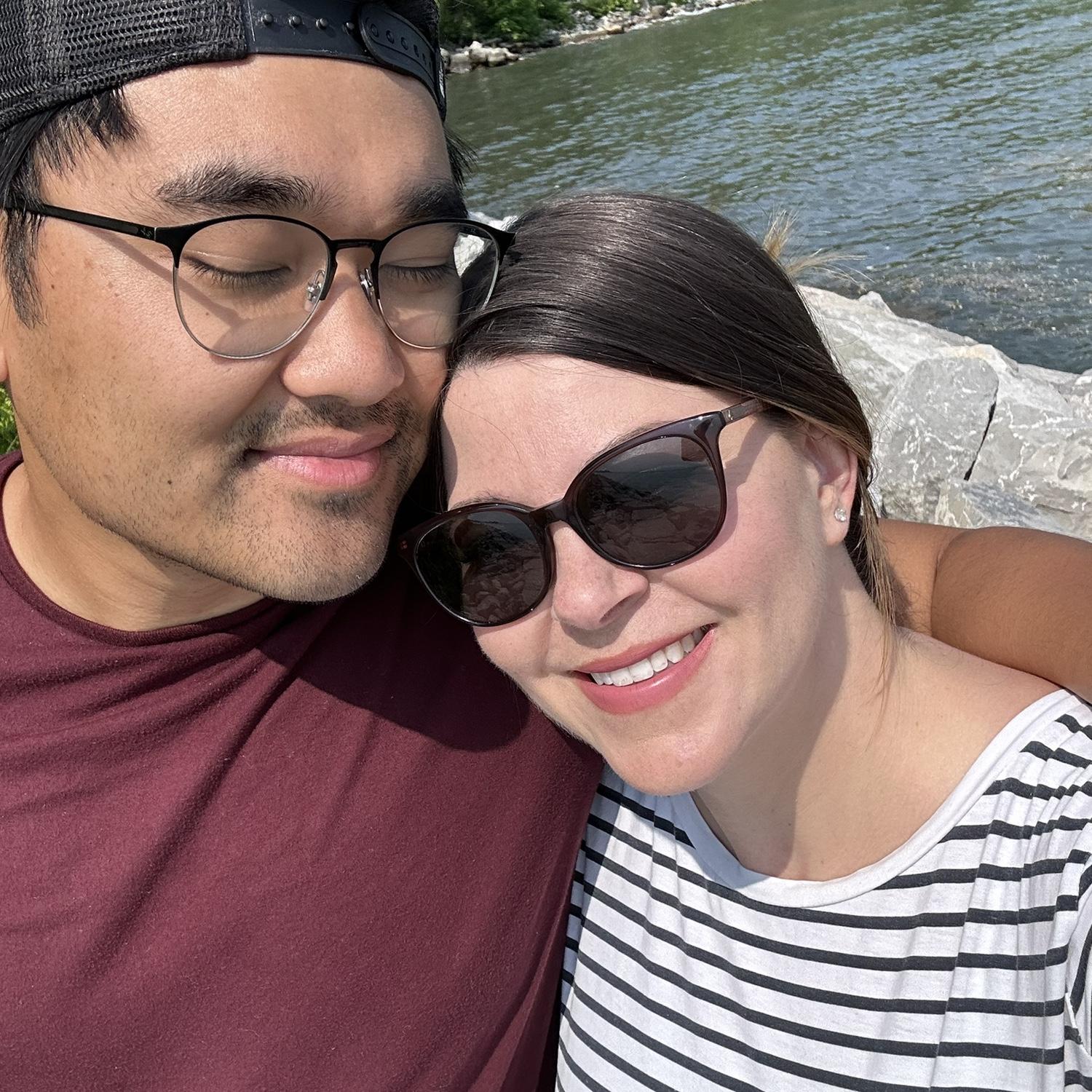Taking a stroll just outside of Toronto, Canada... one of our favorite trips!