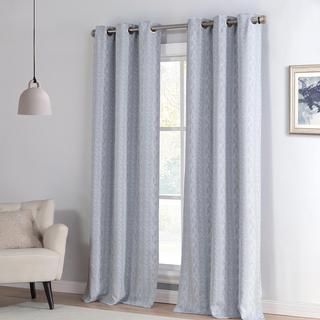 Maya Knit Blackout Curtain Panel, Set Of 2