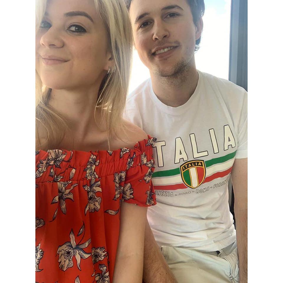 Our first official date, a picnic at the top of the Carlton Centre