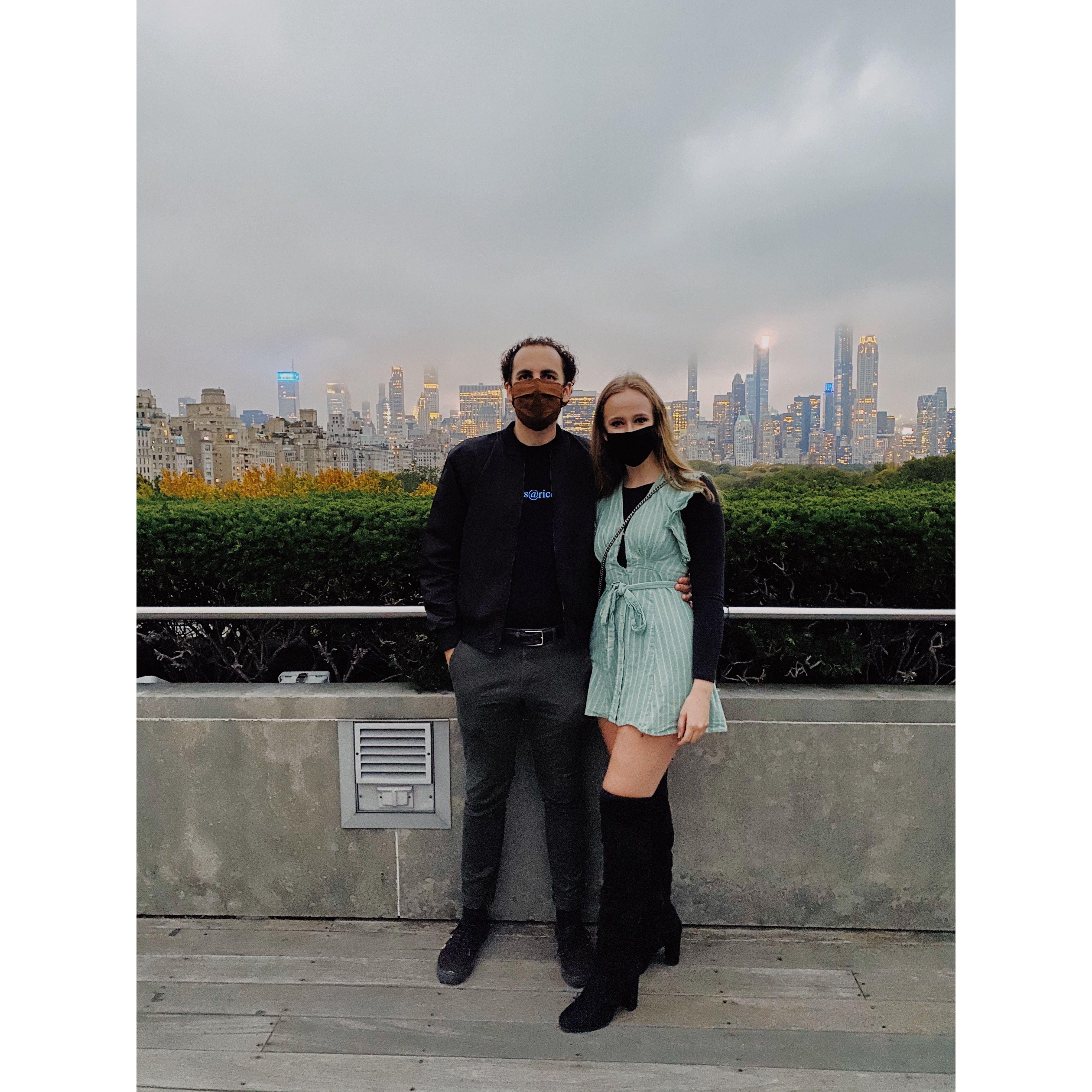 One of our first dates - at The Met! October 2020
