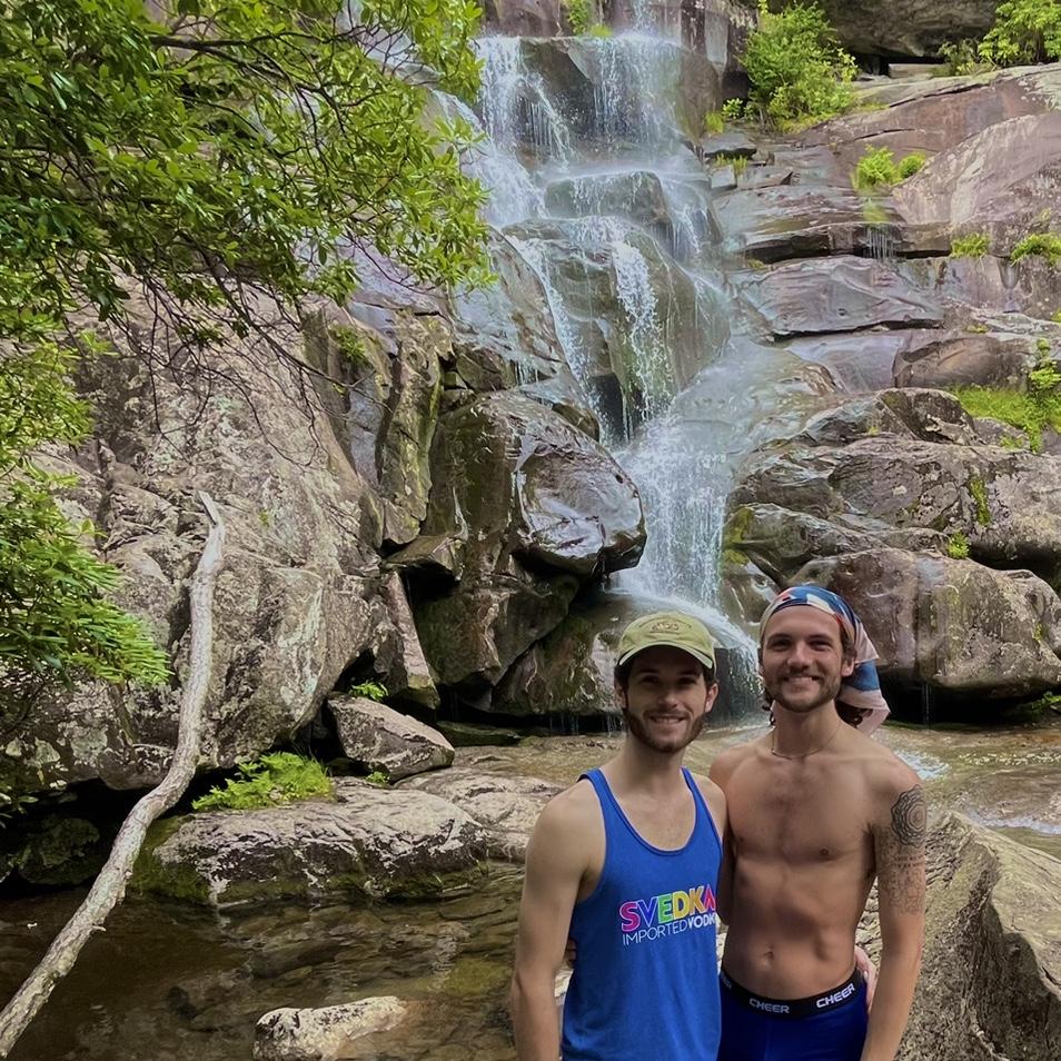 Hiking Ramsey Cascades in the Great Smoky Mountains, July 2021.