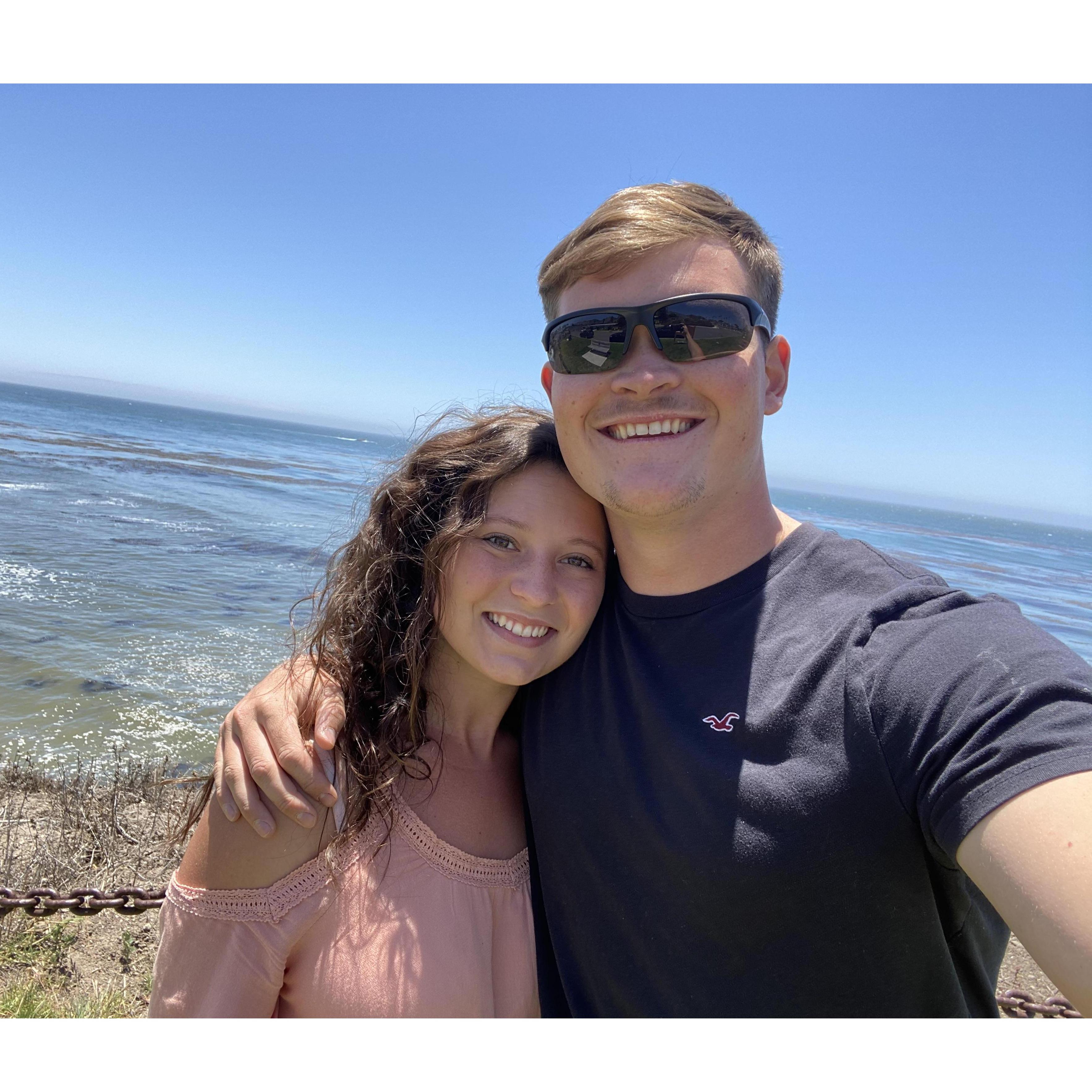 Took our first road trip together from OceanSide, CA to Myrtle Creek, OR. Some of our best memories were made on that trip!