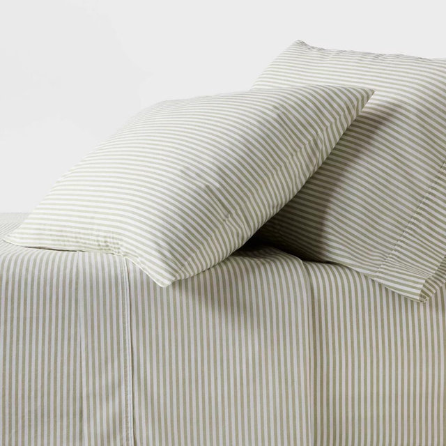 250 Thread Count Organic Percale Sheet Set - Threshold™ - Queen