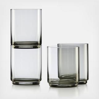 Tuscany Classics Stackable Tall Glass, Set of 4