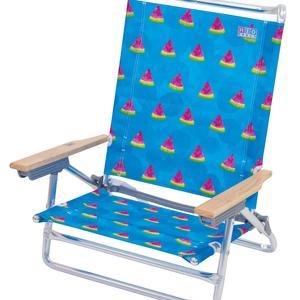 Rio Beach Classic 5 Position Lay Flat Folding Beach Chair