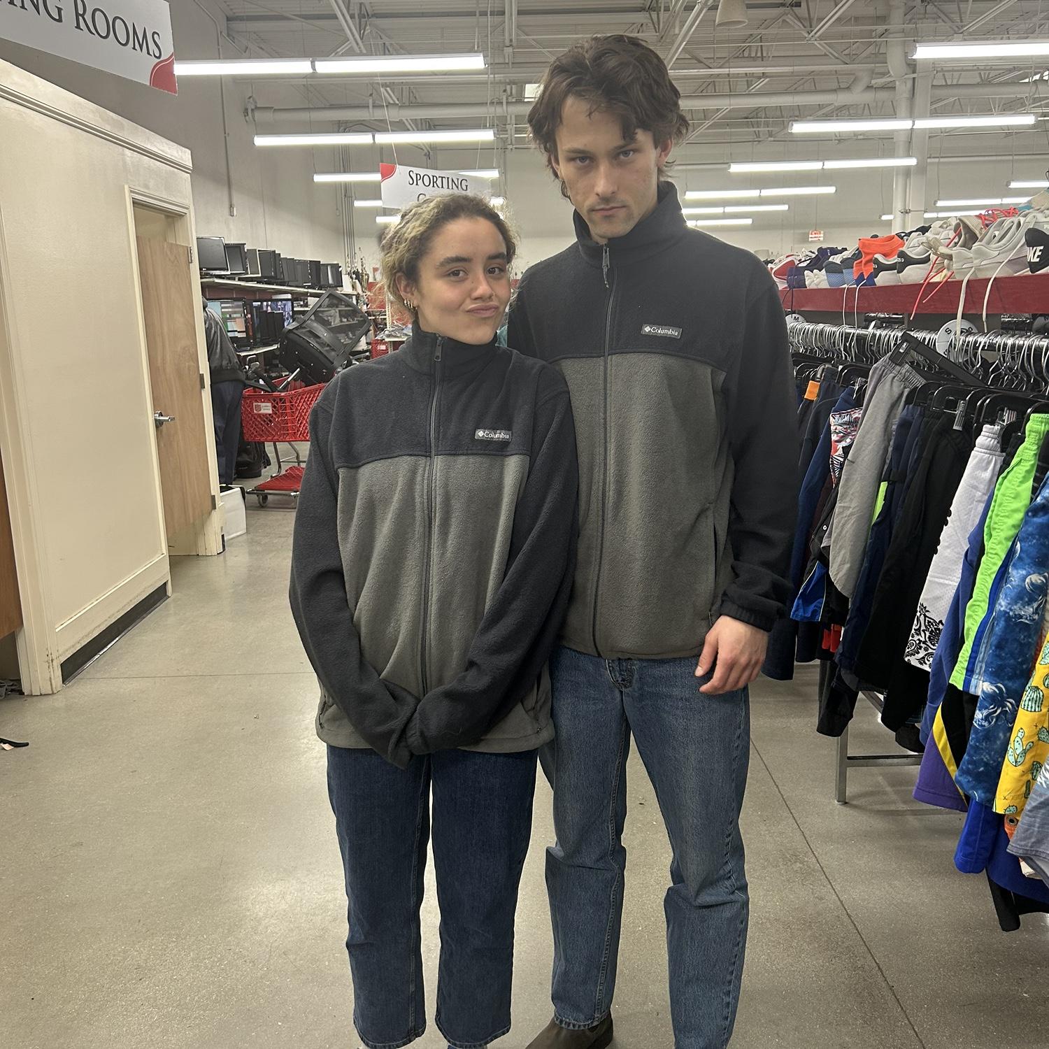 One of Aidan and Lizzy’s go to things to do in chicago was thrift!