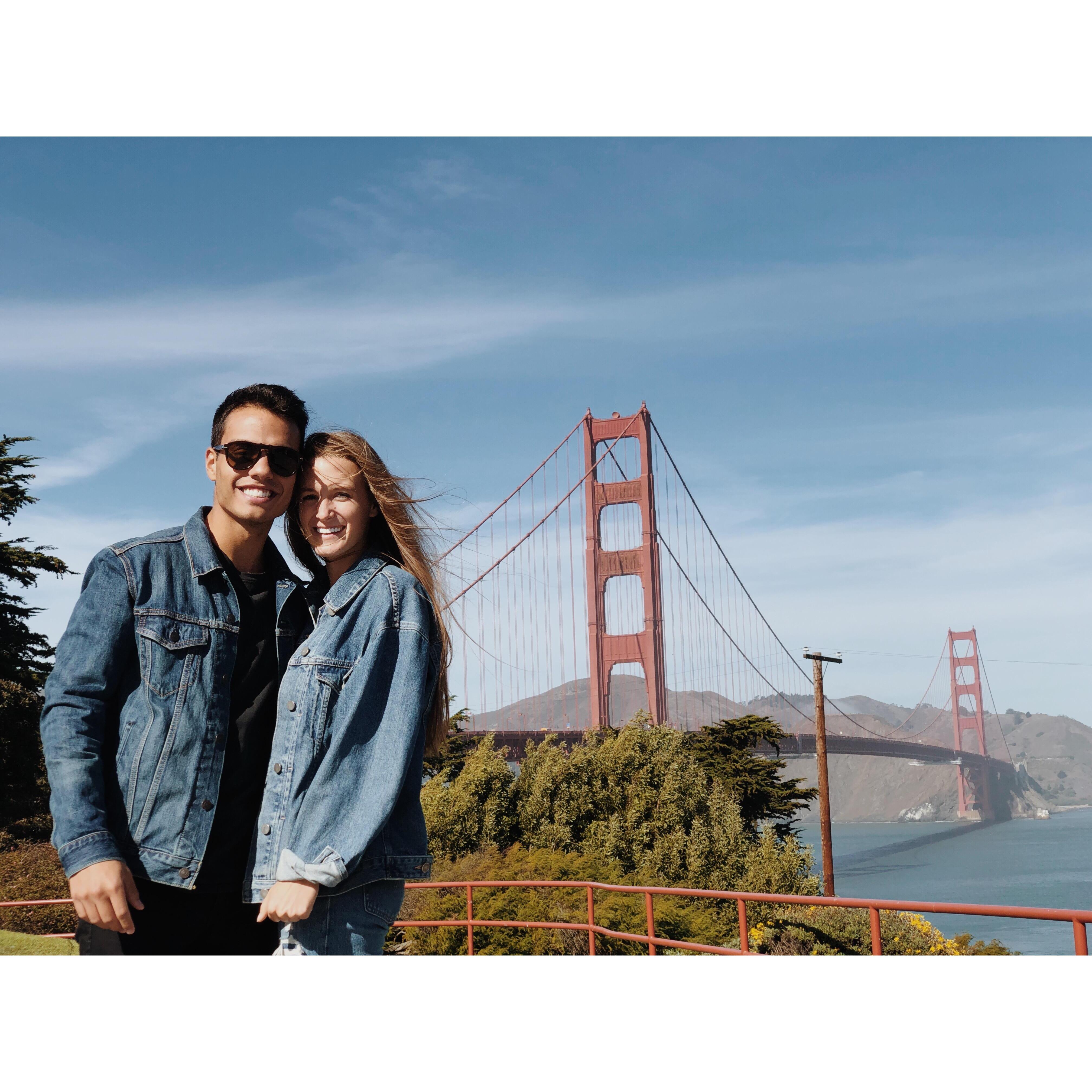 Zach came to California a lot my semester there, and we ended up going to San Francisco, yet again, thanks to my Dad!