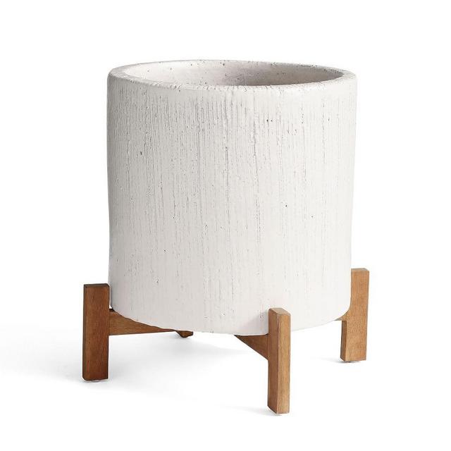 Bungalow Planter, Large- Ivory