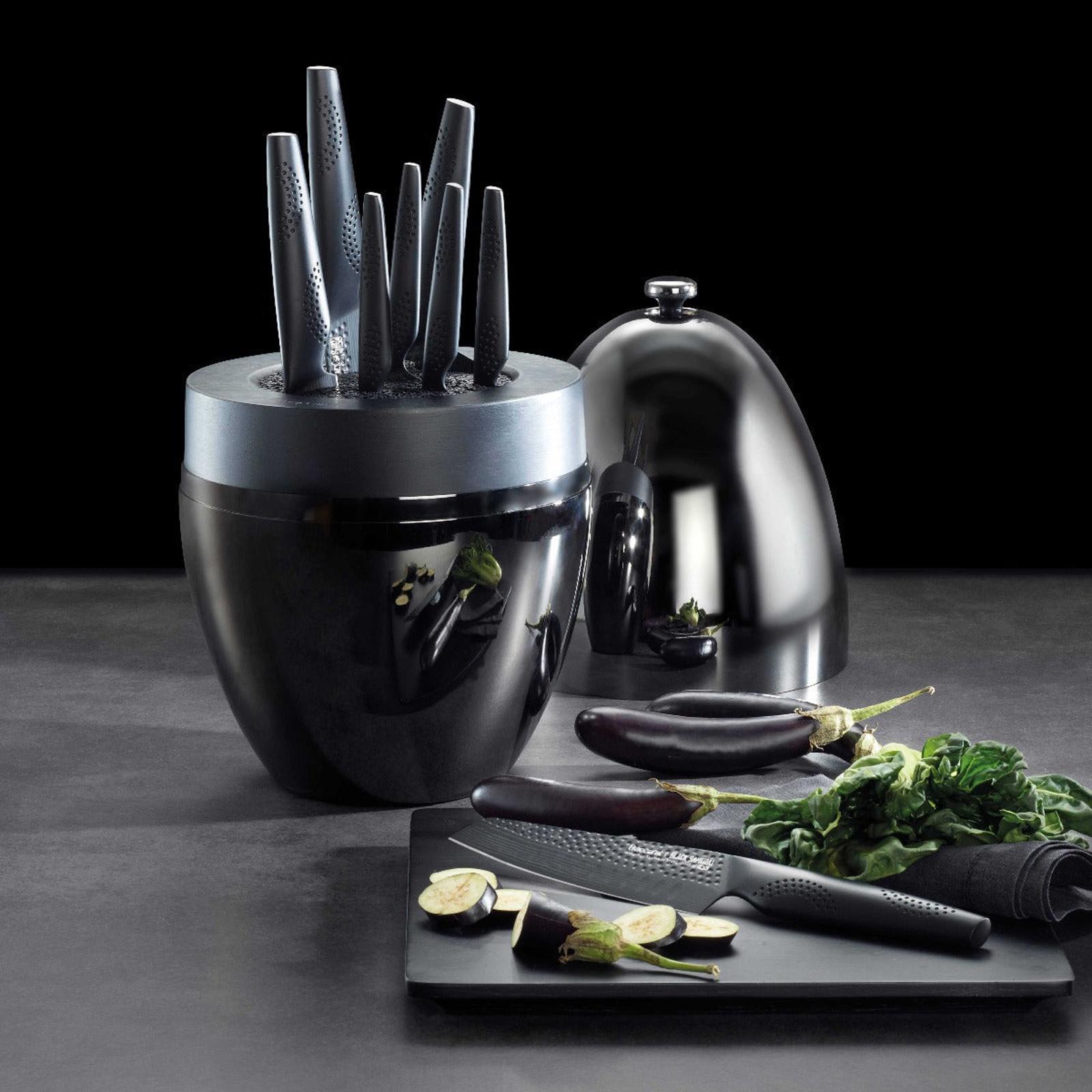 Cuisine::pro®, Id3 Black Samurai The Egg 9-Piece Knife Block Set