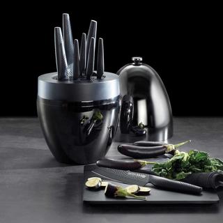 Id3 Black Samurai The Egg 9-Piece Knife Block Set