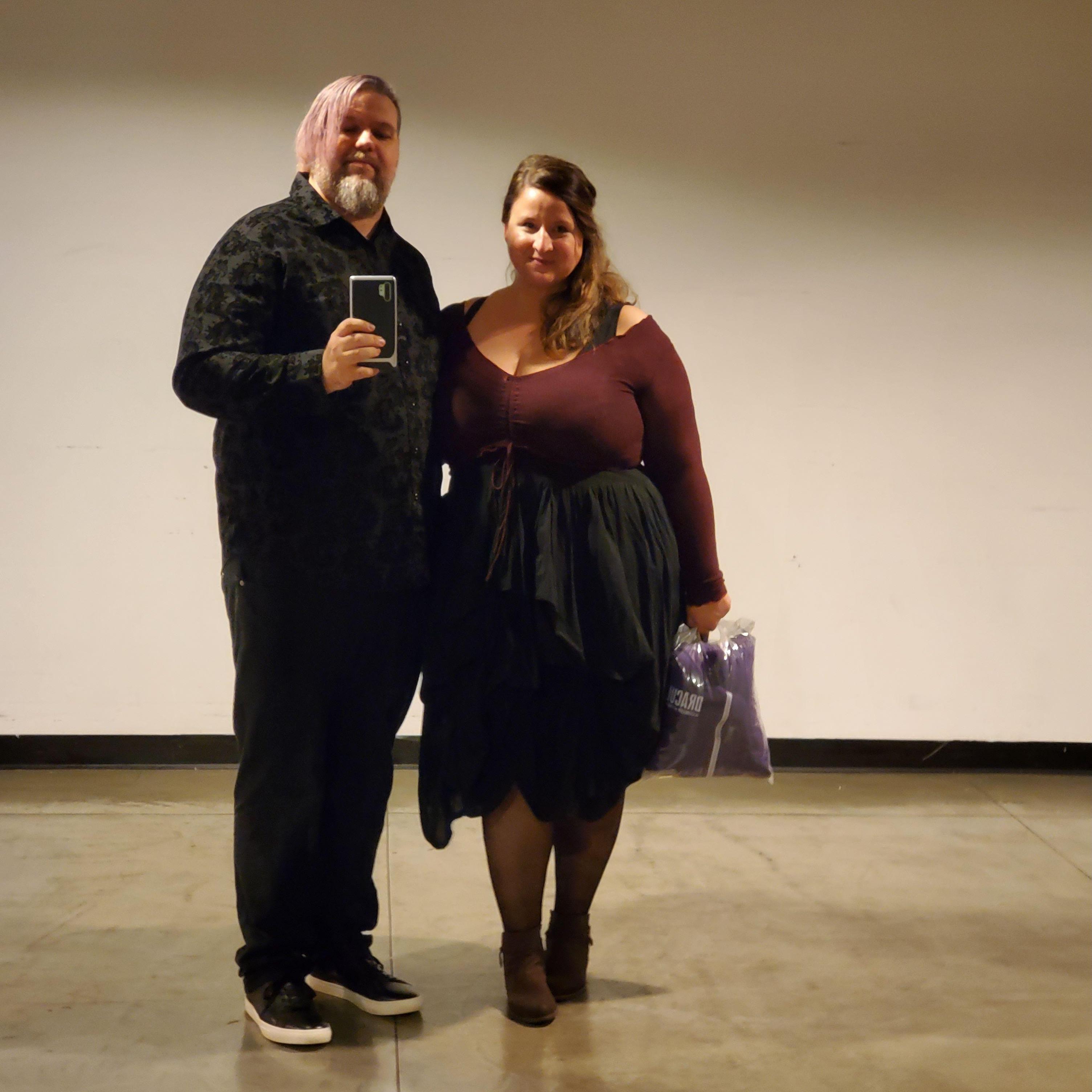 Fancy time! Dracula, A Comedy of Terrors opening night.