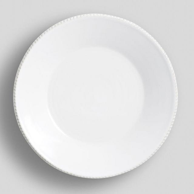 Gabriella Dinner Plate, Set of 4, White