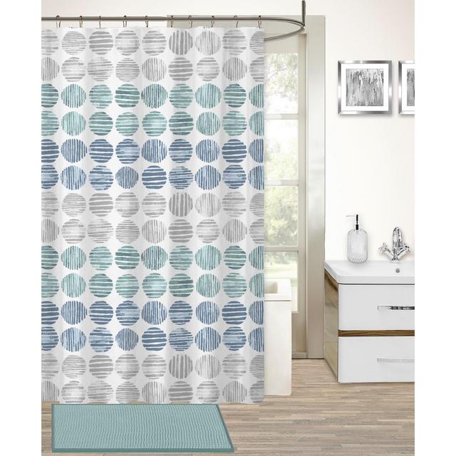 Pure Bath 17-Pc. Stripe Circle Bath Set