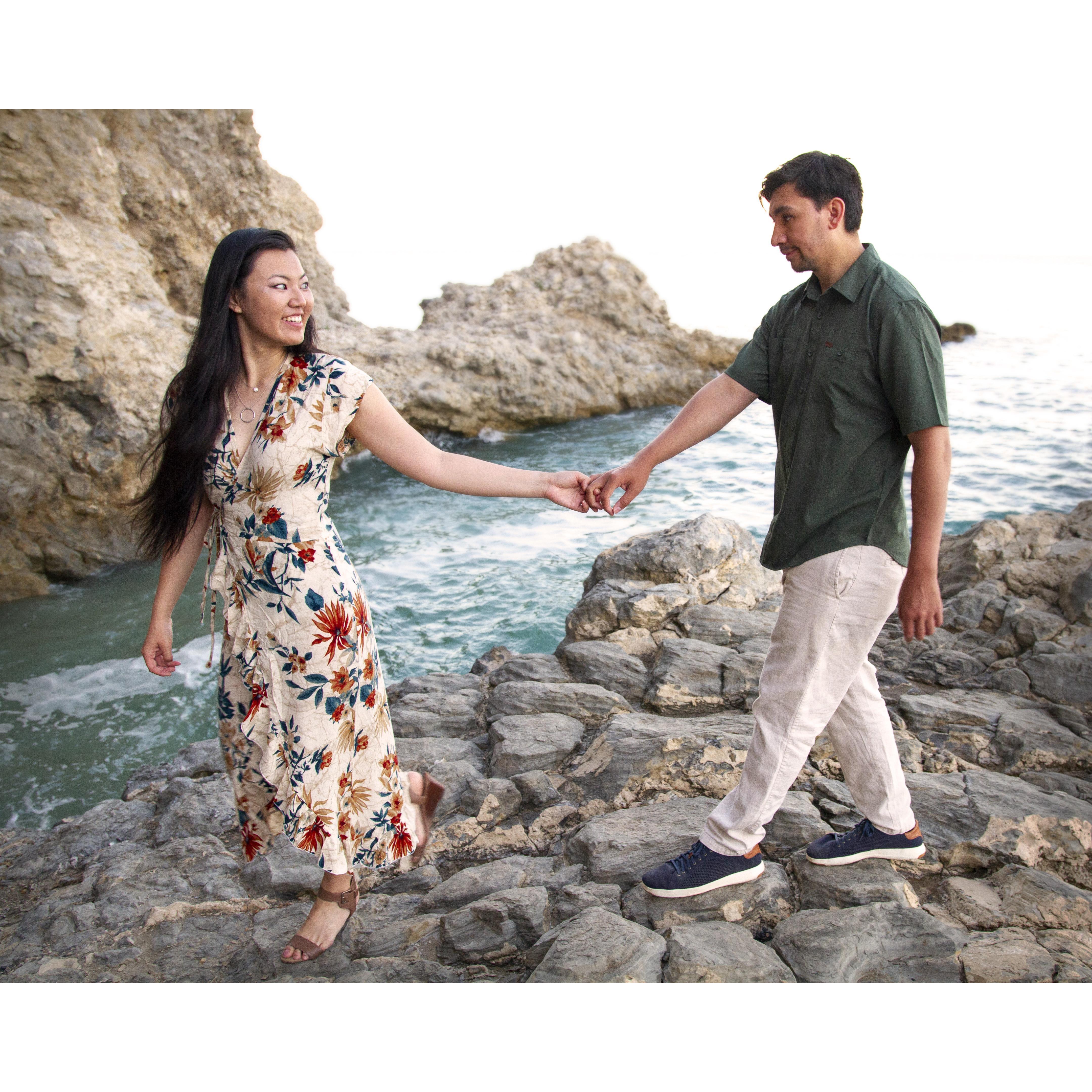 LA engagement photos by my truly talented maid of honor.