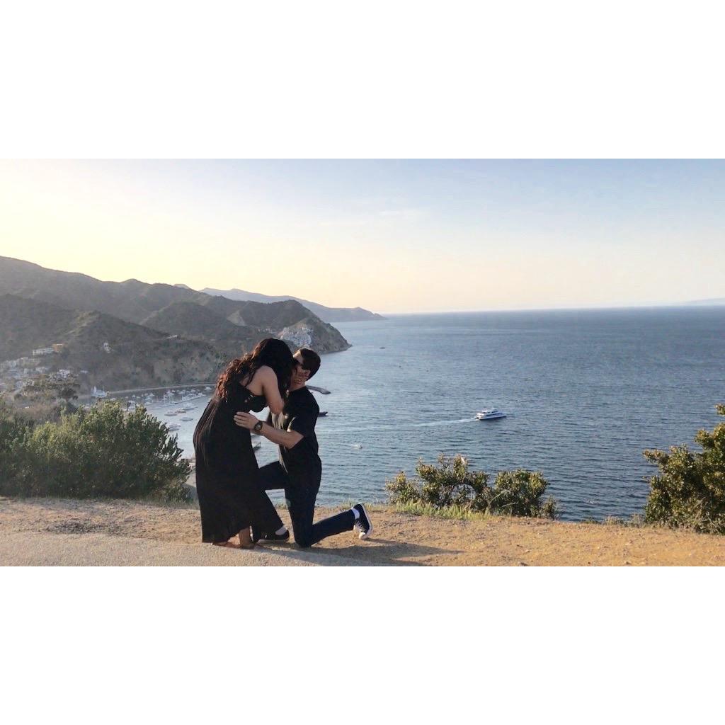 The Proposal! Catalina Island 4/13/18