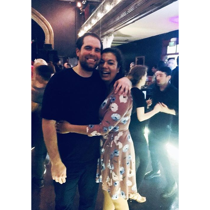 First picture together - Salsa Dancing at Century Ballroom in Seattle.