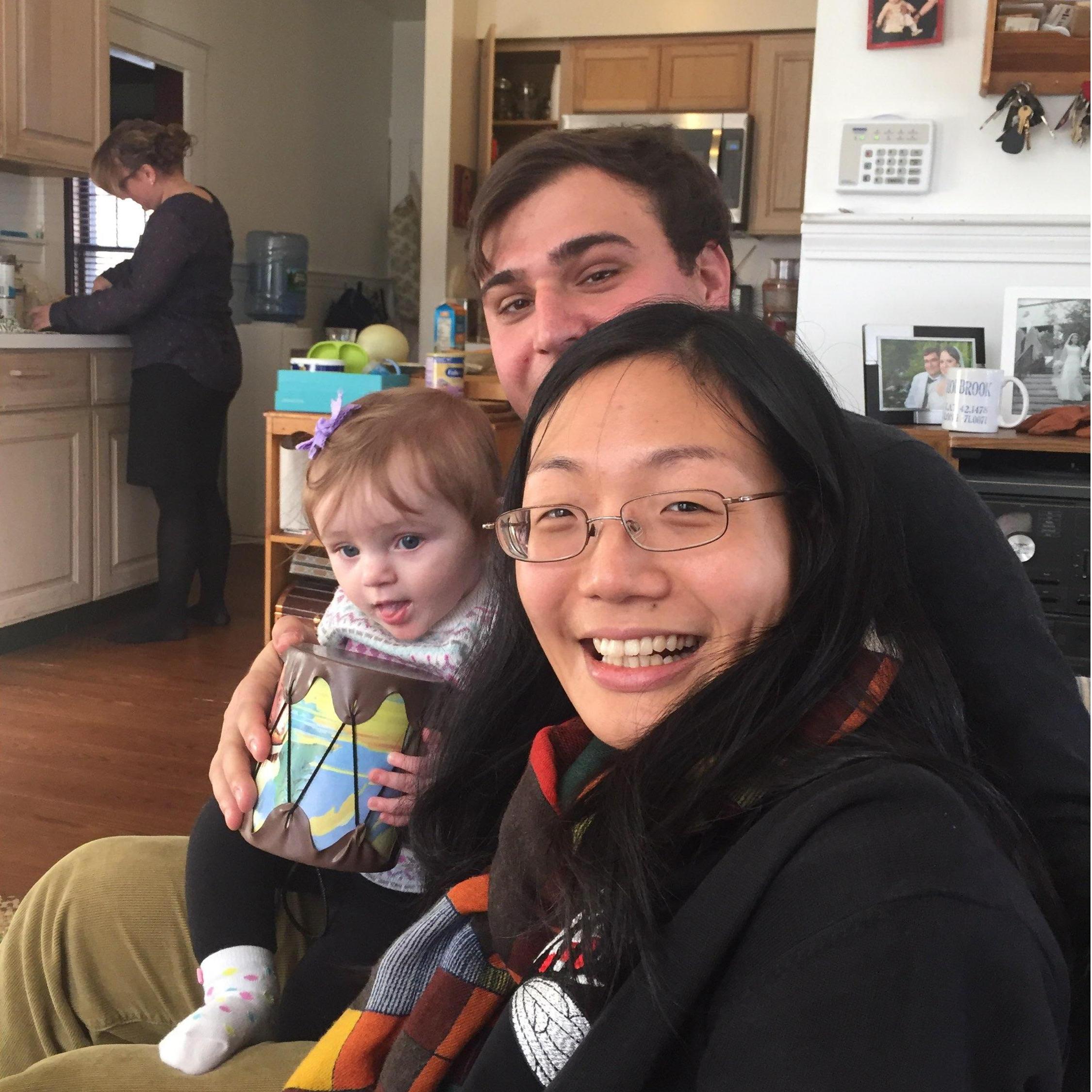 Fall 2017 Hanging out with baby Diana