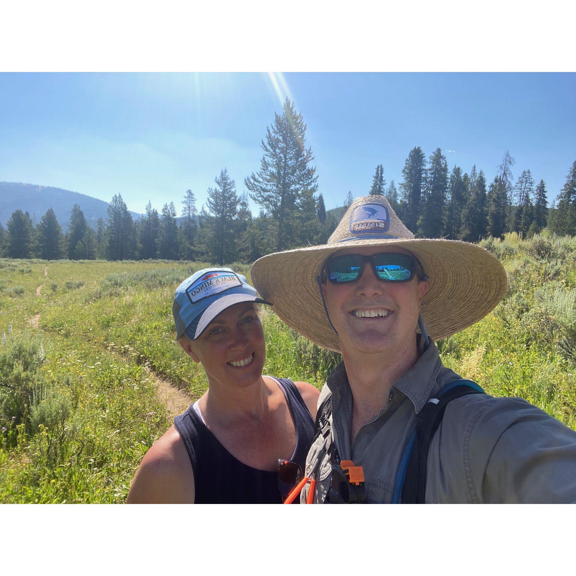 More hiking in Yellowstone