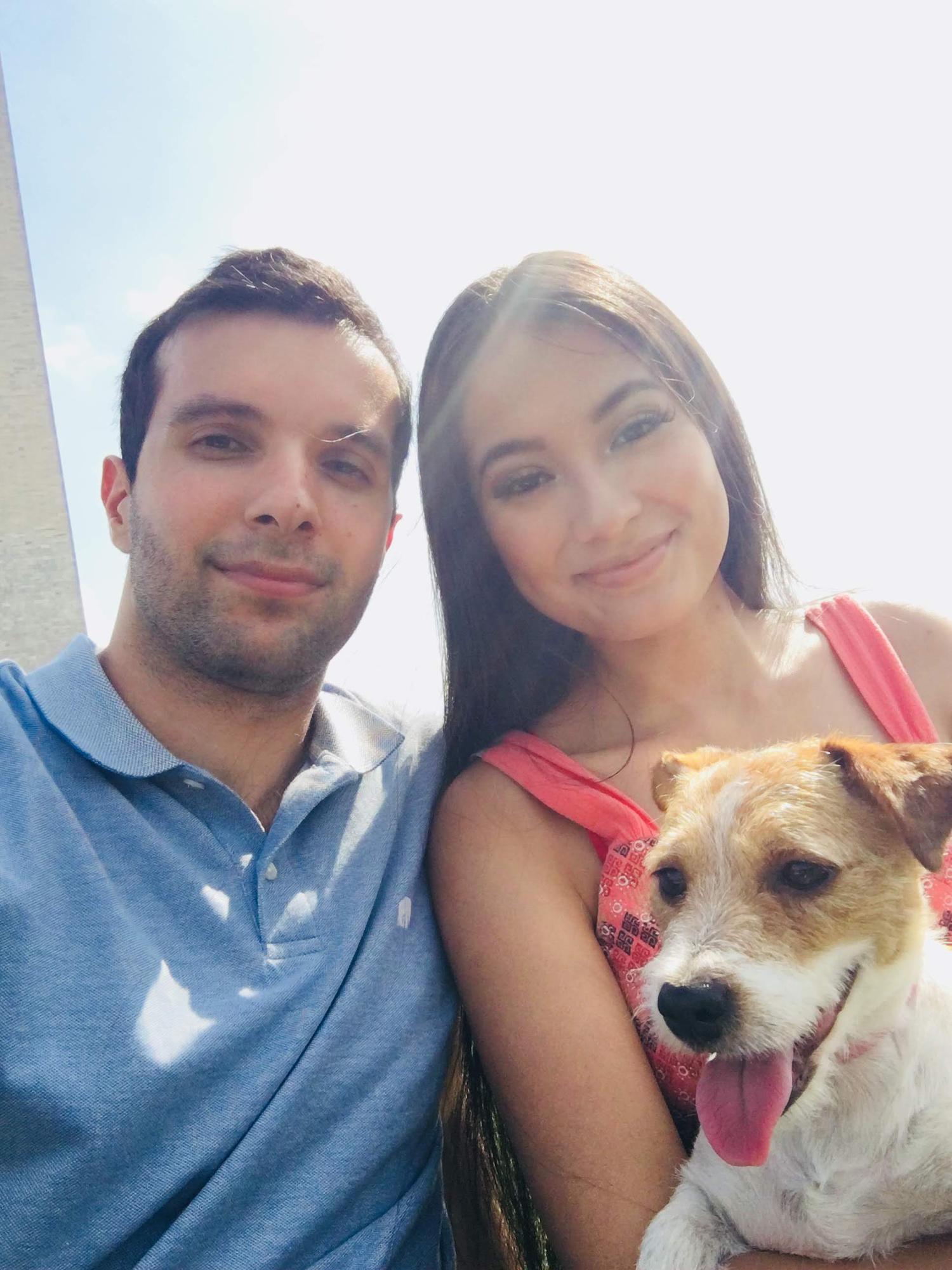 August 2019 - Family portrait, one fur baby missing 🐾