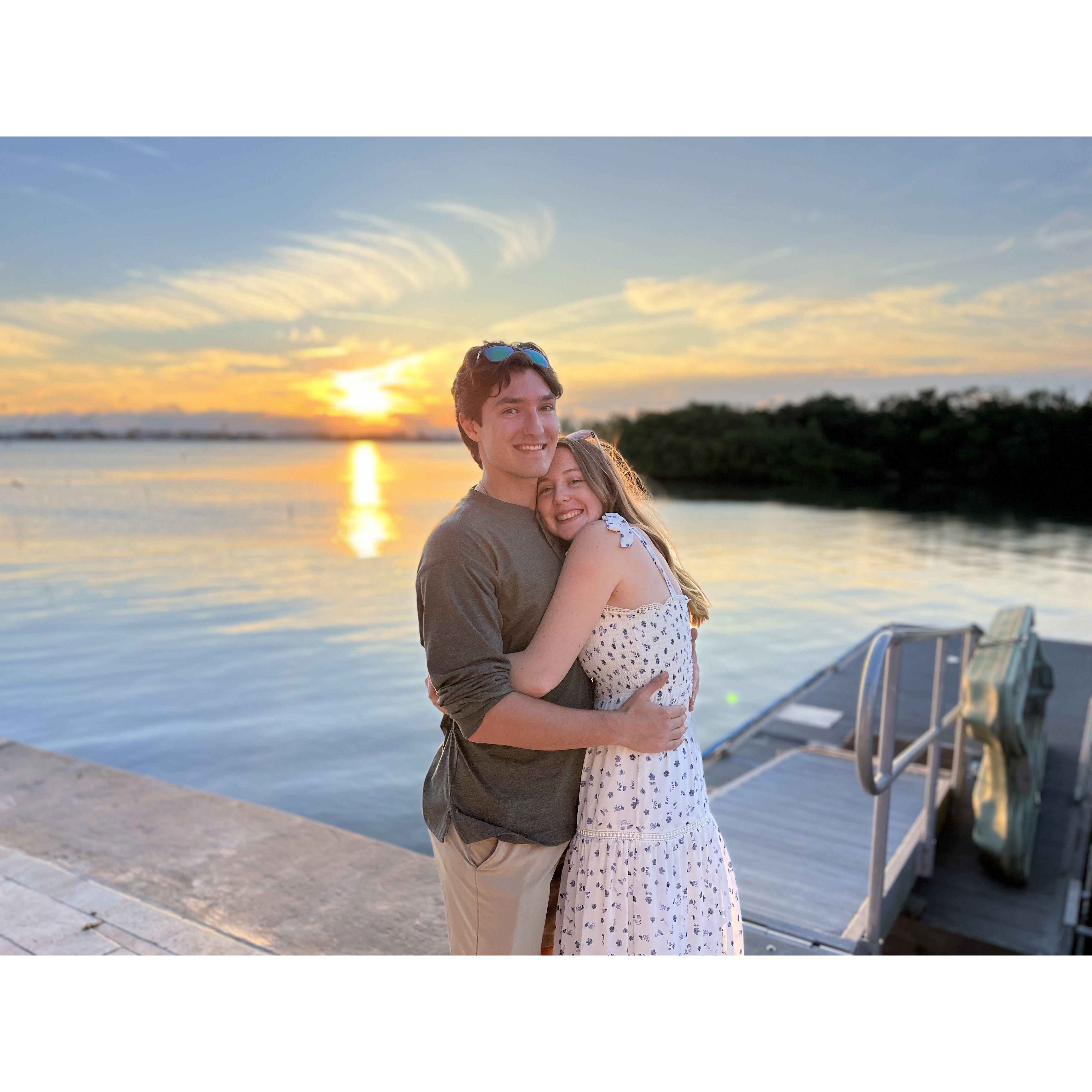 Nov. 23, 2023: Thanksgiving sunset!