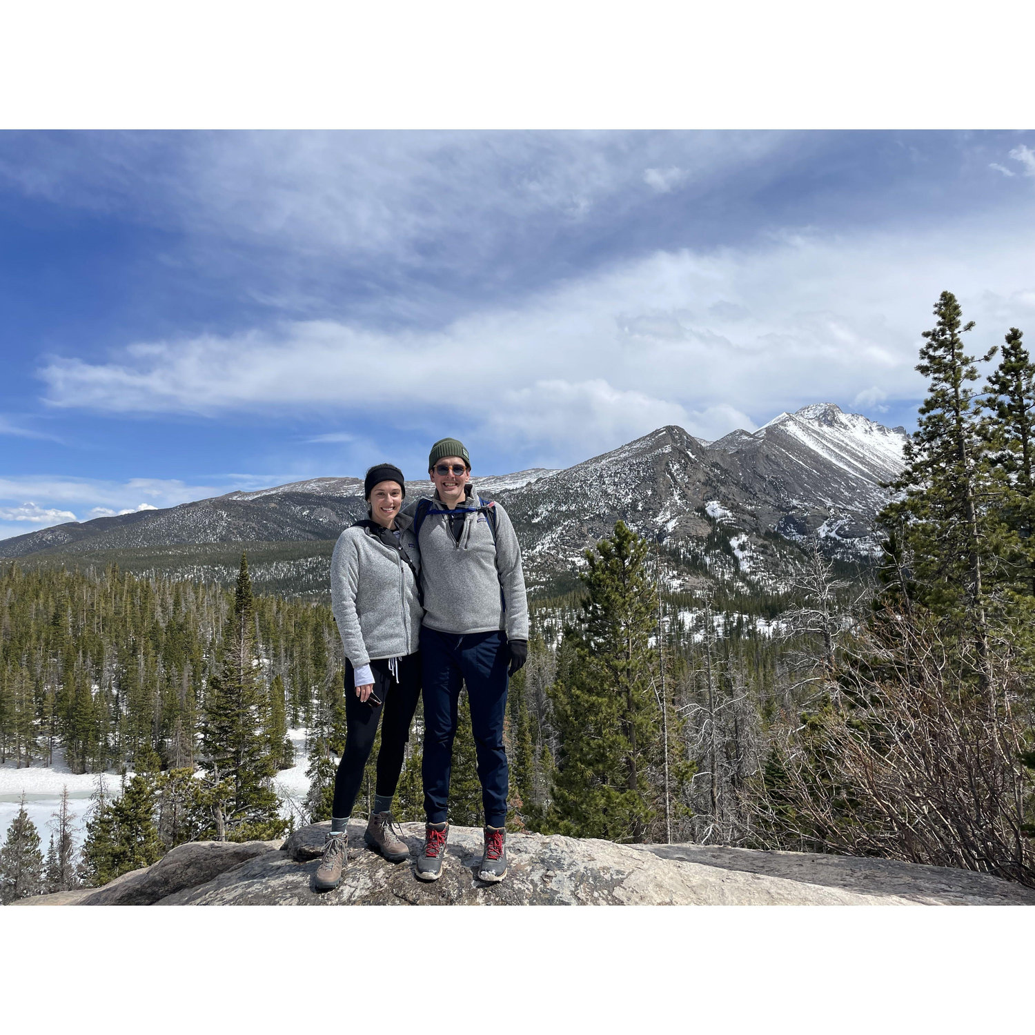 Mary Anne's birthday in Rocky Mountain National Park, Colorado, May 2023