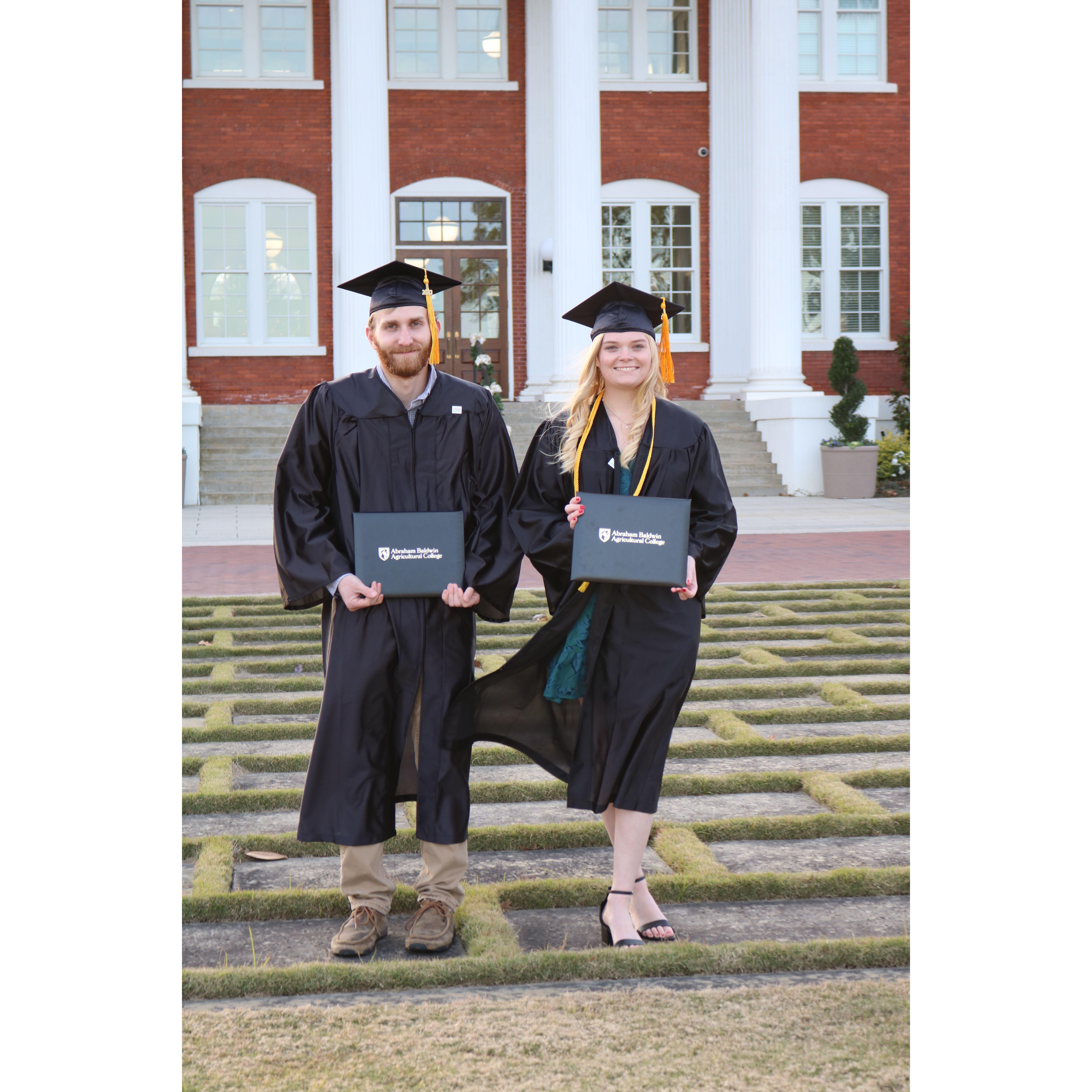 The day we graduated college!