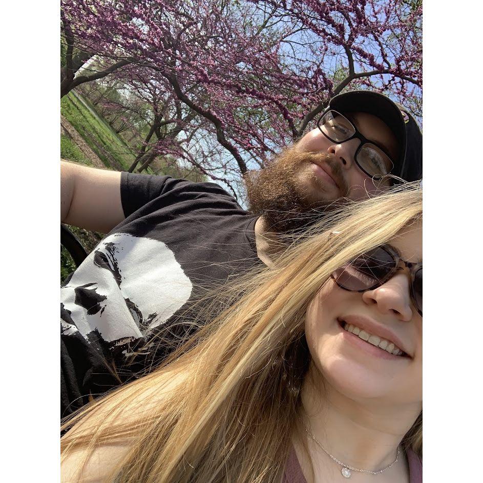 One of our favorite places is Forest Park in St. Louis in the spring. We could walk around for hours looking at everything.