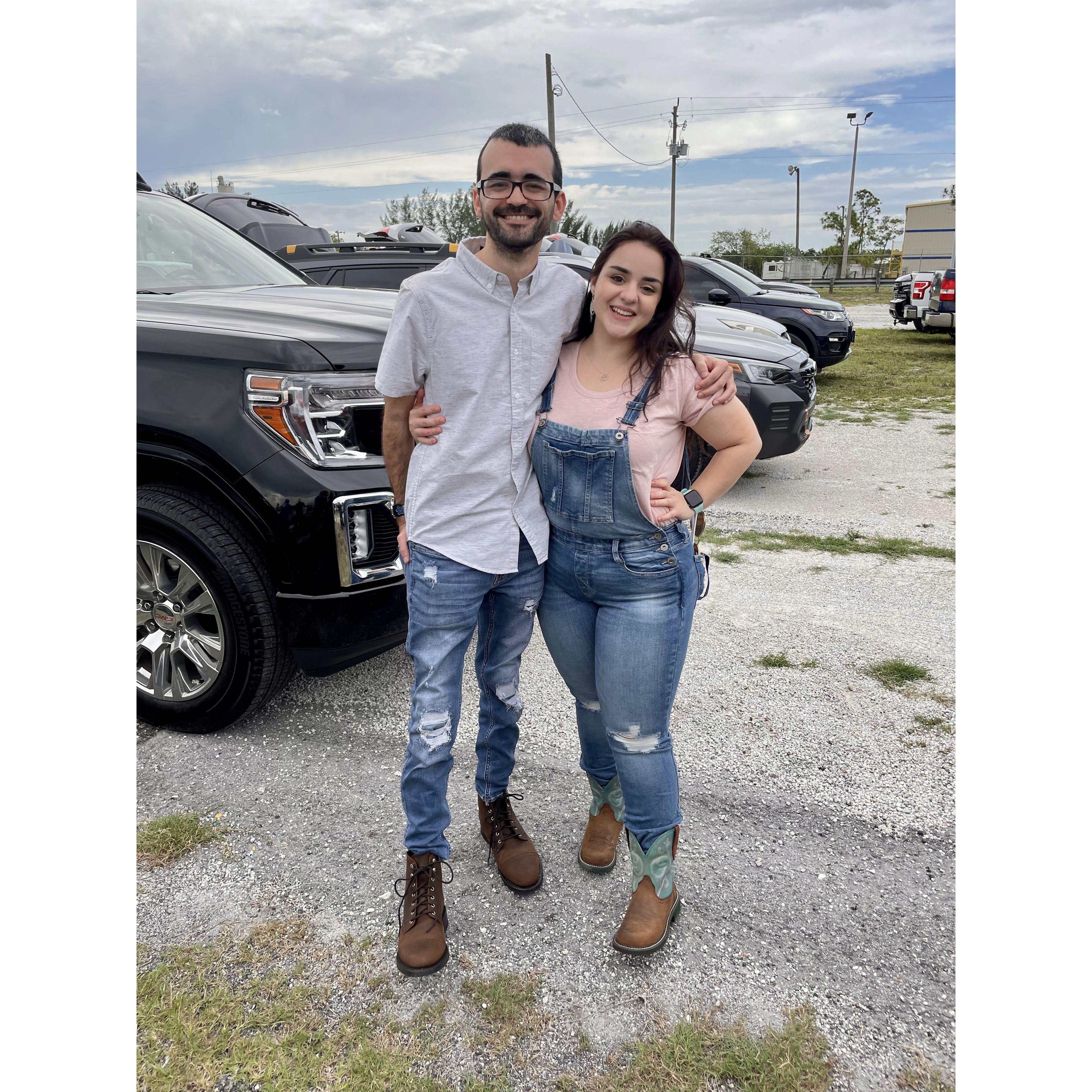 Our first concert together, Tim McGraw.