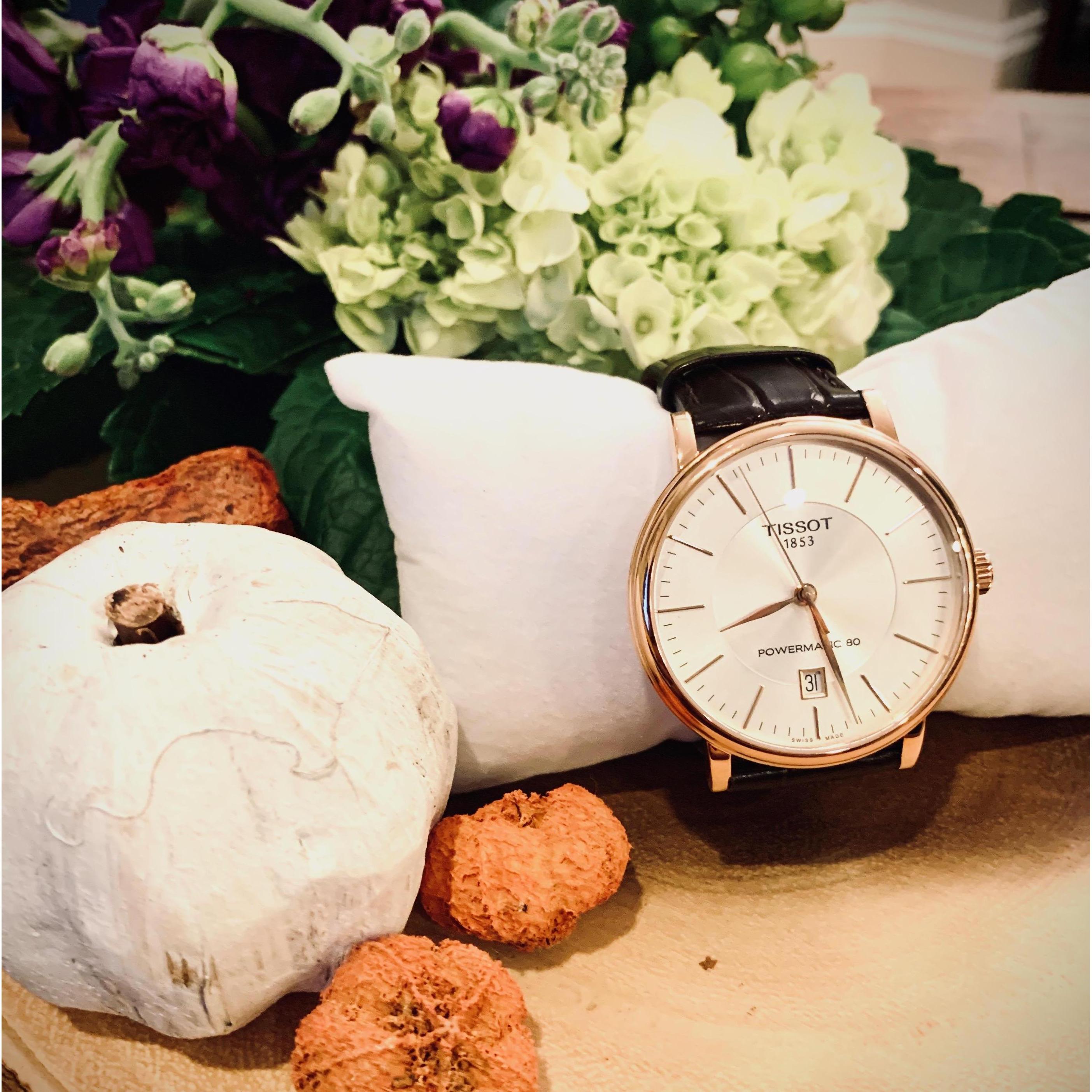 Instead of rings, Danny and Justin decided to give out engagement watches. Here is what Justin got with his pumpkins.