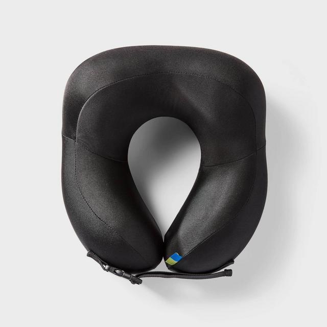 Contoured Memory Foam Neck Pillow - Open Story™ Black