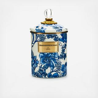 Royal English Garden Enamel Canister