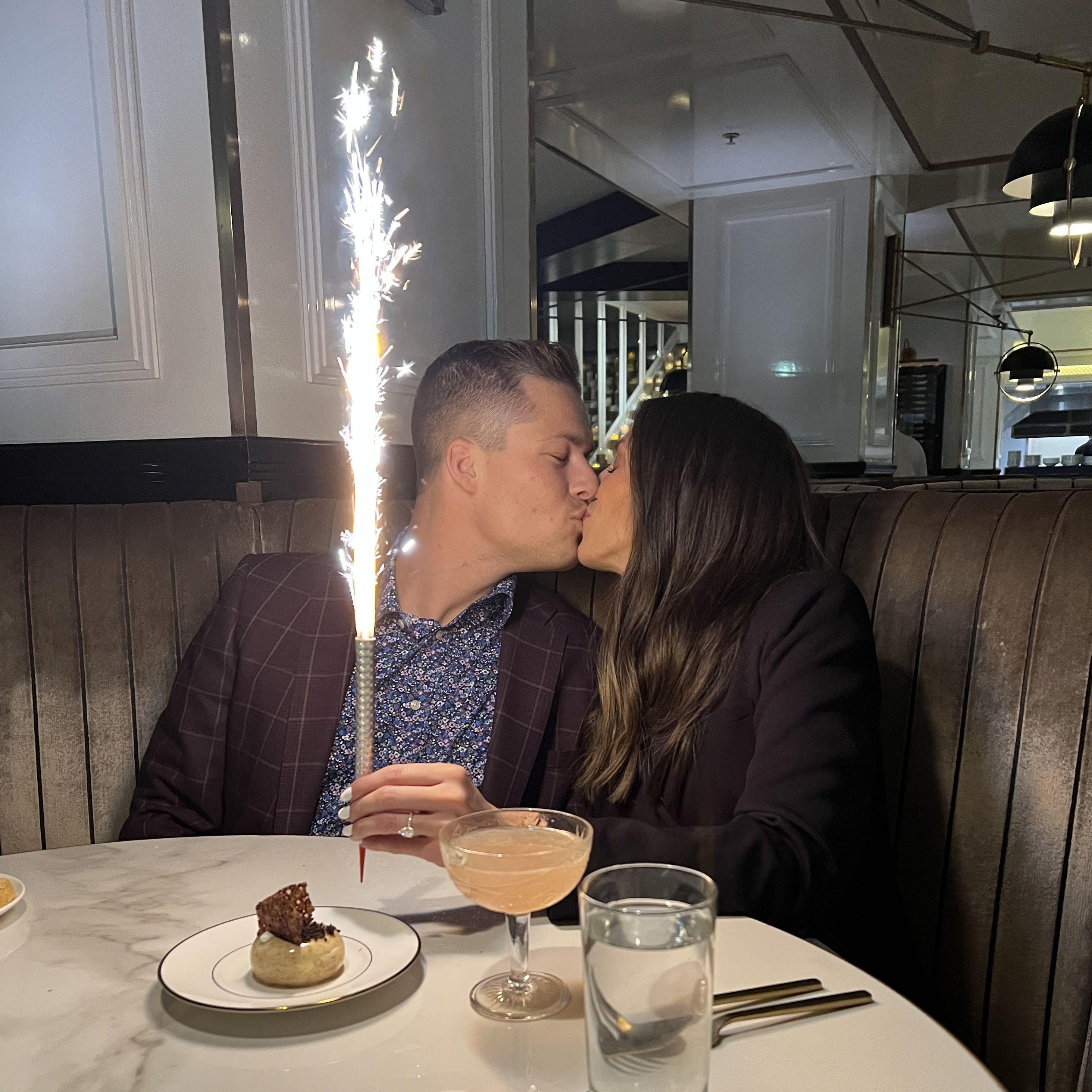 The night we got engaged (May 2022)